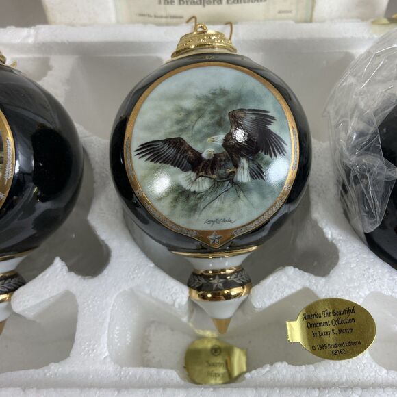 Bradford Editions 1999 America The Beautiful Ornament Collection Larry K. Martin - Picture 3 of 13